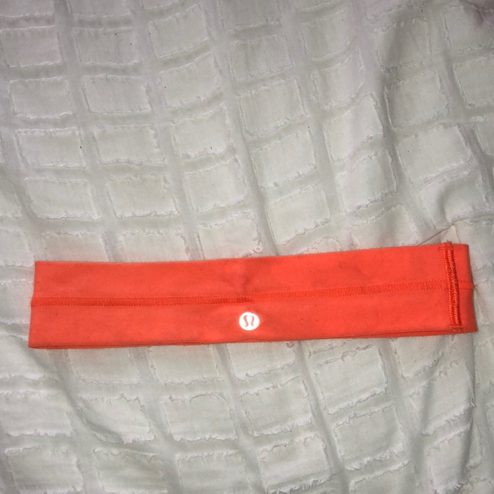 Bright Orange Lulu Lemon Headband
